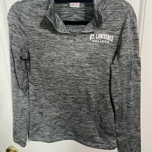 St. Lawrence College Women's Gray‎ Quarter-Zip Top